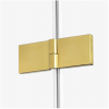 New Trendy Avexa Gold kabina prysznicowa  80x100 szkło czyste 6 mm złoto szczotkowane EXK-3013